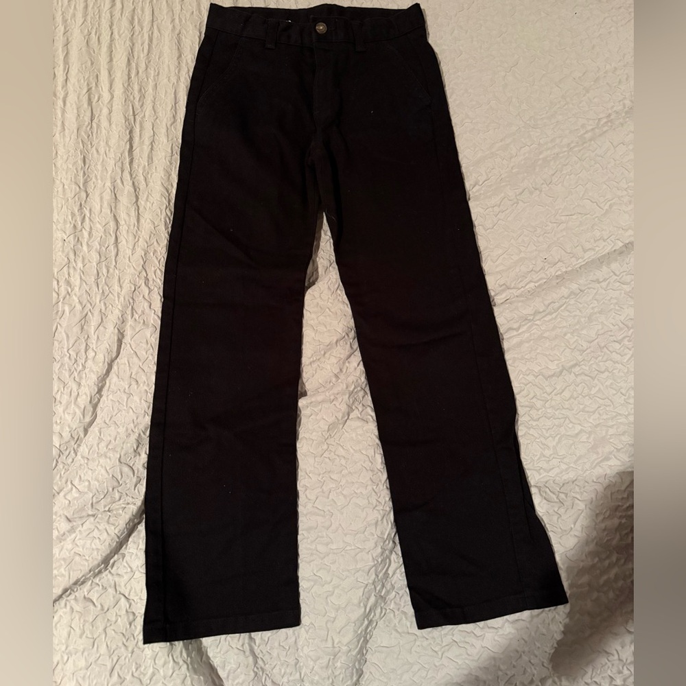 Chaps Kid’s Sleek Black Dress Pants